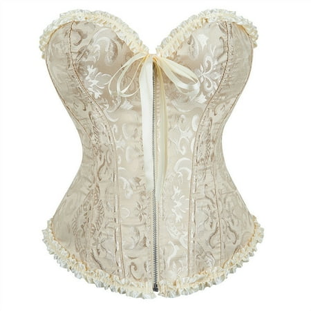 EHTMSAK Women s Seamless Tummy Control Body Shaper Waist Training Bow Lace Corsets Shapewear Beige XL
EHTMSAK Women s Seamless Tummy Control Body Shaper Waist Training Bow Lace Corsets Shapewear Beige XL