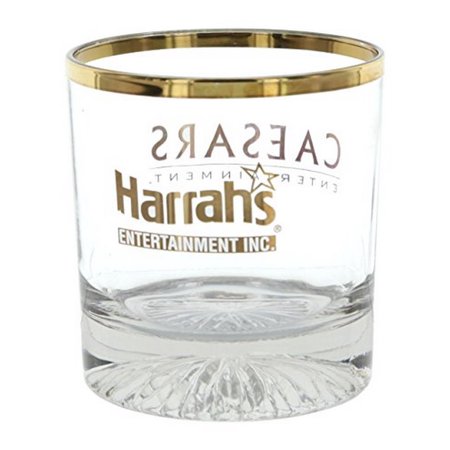 Set of 4 Limited Edition Whiskey Glasses Commemorating Harrah s and Caesar s 2005 Merger
Set of 4 Limited Edition Whiskey Glasses Commemorating Harrah s and Caesar s 2005 Merger