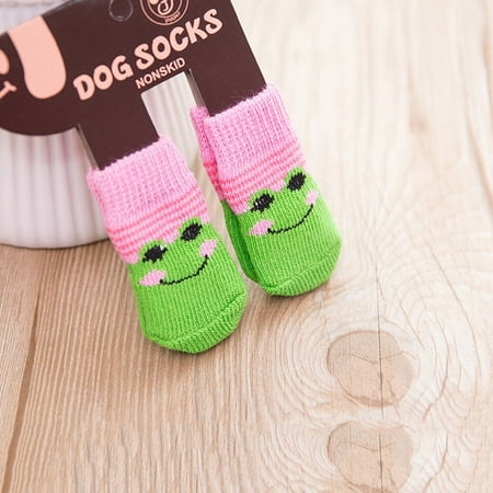 QWZNDZGR 4Pcs Cute Pet Dog Socks with Print Anti-Slip Cats Puppy Shoes Paw Protector Products for Small Breeds Spitz York Dogs Chihuahua
QWZNDZGR 4Pcs Cute Pet Dog Socks with Print Anti-Slip Cats Puppy Shoes Paw Protector Products for Small Breeds Spitz York Dogs Chihuahua