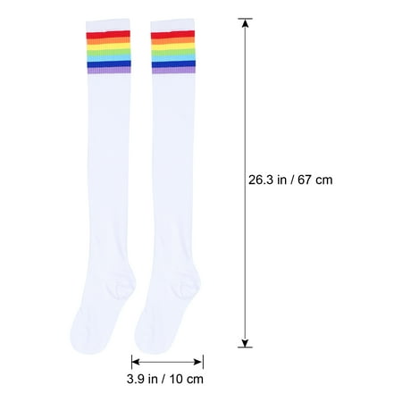 2 Pairs Warm Long Stockings Useful High Thigh Socks Comfortable Breathable Socks
2 Pairs Warm Long Stockings Useful High Thigh Socks Comfortable Breathable Socks
