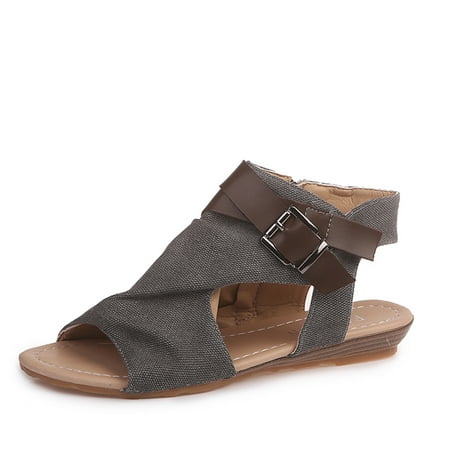 Lyinloo Summer New Solid Color Roman Shoes Women s Daily Casual Sandals Women s Shoes Gray 40
Lyinloo Summer New Solid Color Roman Shoes Women s Daily Casual Sandals Women s Shoes Gray 40