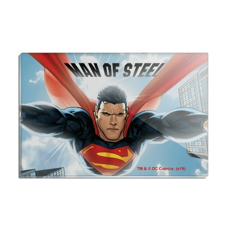 Superman Man of Steel Rectangle Acrylic Fridge Refrigerator Magnet