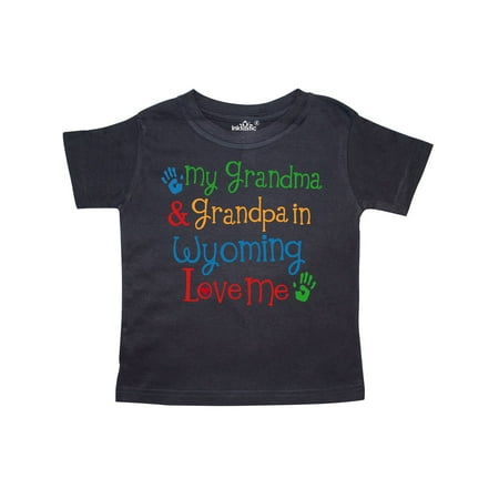 Inktastic Wyoming Grandma Loves Me Gift Toddler Boy or Toddler Girl T-Shirt