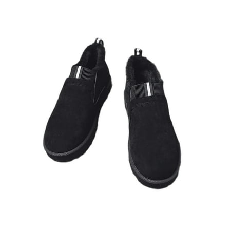 Kesitin Men Snow Boots Slip On Warm Casual Shoe Round Toe Winter Shoes Cold Weather Lightweight Slipper Booties Walking Plush Lining Flats Black 9
Kesitin Men Snow Boots Slip On Warm Casual Shoe Round Toe Winter Shoes Cold Weather Lightweight Slipper Booties Walking Plush Lining Flats Black 9