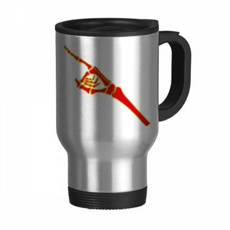 Finger Directs Skeletal Joints Travel Mug Flip Lid Stainless Steel Cup Car Tumbler Thermos
Finger Directs Skeletal Joints Travel Mug Flip Lid Stainless Steel Cup Car Tumbler Thermos