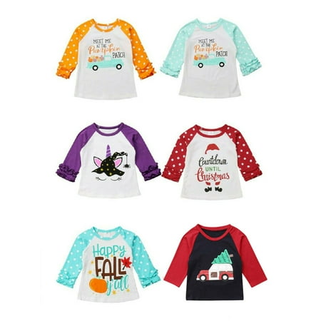 Kids Toddler Baby Girls Clothes Halloween Christmas Xmas Long Sleeve Top T-Shirt Pullover Spring Autumn
Kids Toddler Baby Girls Clothes Halloween Christmas Xmas Long Sleeve Top T-Shirt Pullover Spring Autumn