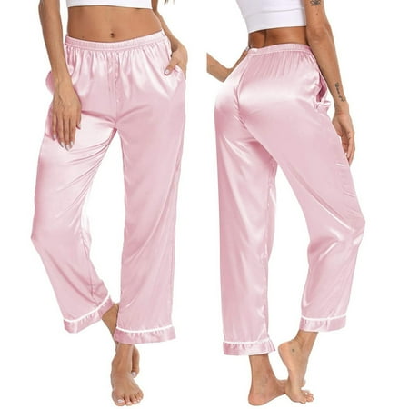 Relanfenk Intimates Women Sleepwear Long Pants Strap Nightwear Lace Trim Satin Cami Pant Pajama
Relanfenk Intimates Women Sleepwear Long Pants Strap Nightwear Lace Trim Satin Cami Pant Pajama