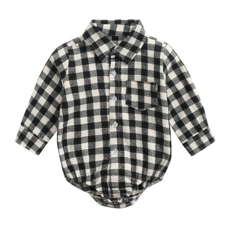 TAIAOJING Baby Boys Girls One-Piece Romper Jumpsuit Patchwork Plaid Long Sleeve Shirt Bodysuit Clothes Gentleman Suit Outfit 12-18 Months
TAIAOJING Baby Boys Girls One-Piece Romper Jumpsuit Patchwork Plaid Long Sleeve Shirt Bodysuit Clothes Gentleman Suit Outfit 12-18 Months