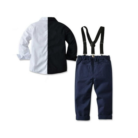 Dadaria Baby Onesies 18Months-7Years Newborn Clothes Autumn Winter Boys Long Sleeve Suspender Trousers Set Boys Sling Gentleman Clothes Formal Dress Suit Black 6-7 Years Baby
Dadaria Baby Onesies 18Months-7Years Newborn Clothes Autumn Winter Boys Long Sleeve Suspender Trousers Set Boys Sling Gentleman Clothes Formal Dress Suit Black 6-7 Years Baby