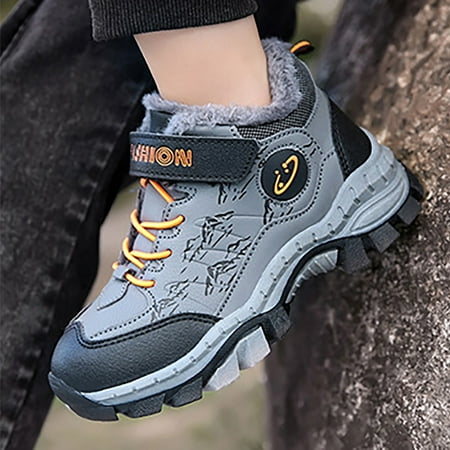 Dpytoraw Children Shoes Boys Leather Snow Boots Winter Cotton Plush And Thickened New Non And Warm Big Kid Little Kid Hiking Shoes Size 40
Dpytoraw Children Shoes Boys Leather Snow Boots Winter Cotton Plush And Thickened New Non And Warm Big Kid Little Kid Hiking Shoes Size 40