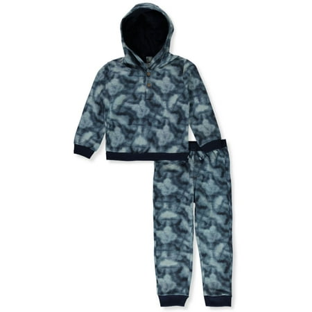 Little Lad Boys 2-Piece Cloud Joggers Set Outfit - navy 4t (Toddler)