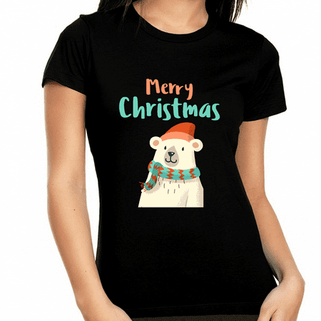 Cute Polar Bear Womens Christmas Tshirts Cute Christmas Pajamas for Women Christmas T Shirts for Women
Cute Polar Bear Womens Christmas Tshirts Cute Christmas Pajamas for Women Christmas T Shirts for Women