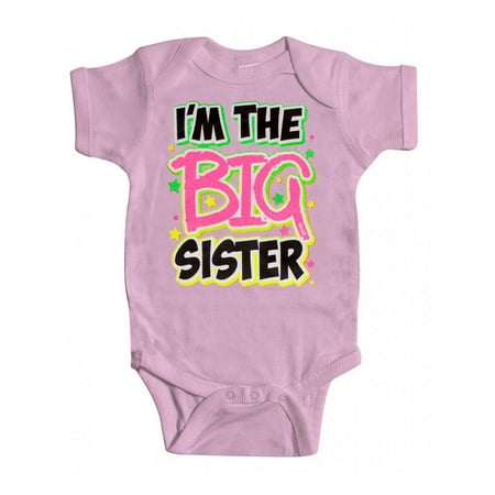 Baby I m the Big Sister Bodysuit - Pink - 24M