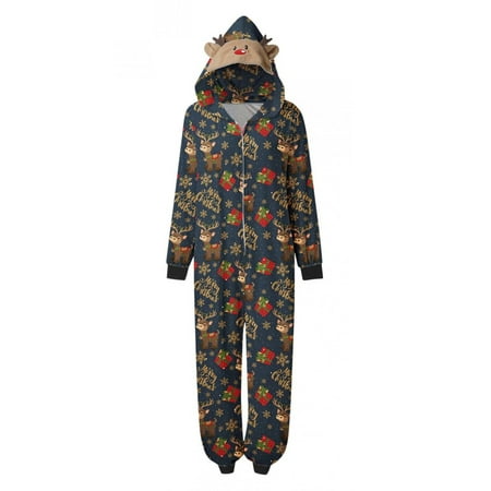 Eyicmarn Matching Family Christmas Pajamas Long Sleeve Elk Antler Hooded Romper Jumpsuits
Eyicmarn Matching Family Christmas Pajamas Long Sleeve Elk Antler Hooded Romper Jumpsuits