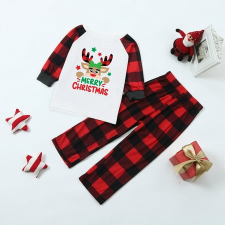 Holiday Graphic Christmas Child Printed Blouse Tops+Pants Xmas Family Matching Pajamas Set White 4-5 Years Y2Y
Holiday Graphic Christmas Child Printed Blouse Tops+Pants Xmas Family Matching Pajamas Set White 4-5 Years Y2Y