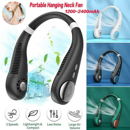 Portable Neck Fan Hanging Neck Fan Rechargeable Necklace Fan Hands Free Neck Fan Mini Air Conditioner Cooling Air Cooler for Home Outdoor Travel Office camping Hiking.Fishing
Portable Neck Fan Hanging Neck Fan Rechargeable Necklace Fan Hands Free Neck Fan Mini Air Conditioner Cooling Air Cooler for Home Outdoor Travel Office camping Hiking.Fishing