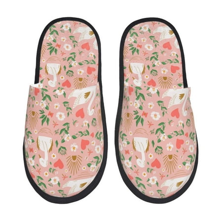 Sigee Swan And Flowers3 for Cozy Furry Slippers Super Soft Indoor and Outdoor Use Non-Slip Sole Slip On House Slippers-Medium
Sigee Swan And Flowers3 for Cozy Furry Slippers Super Soft Indoor and Outdoor Use Non-Slip Sole Slip On House Slippers-Medium