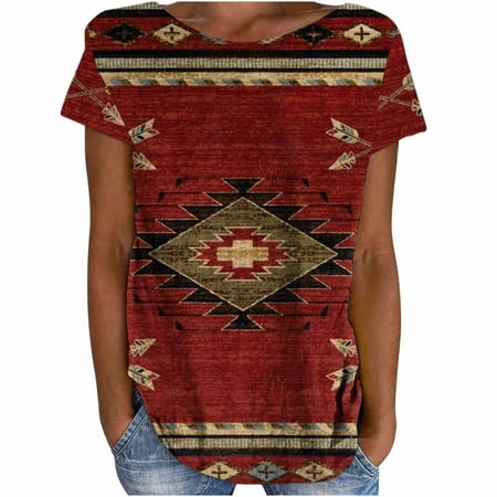 Bospose O-Neck Shirt For Women Women Short Sleeve Shirt Corset Top Brown Top Women T Shirts Print Tees T Shirt Blouse Tops Women S Geometric T-Shirt Top S
Bospose O-Neck Shirt For Women Women Short Sleeve Shirt Corset Top Brown Top Women T Shirts Print Tees T Shirt Blouse Tops Women S Geometric T-Shirt Top S