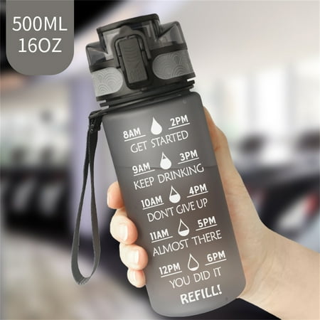 500ml Sports Water Bottle Kids Reusable Leakproof 16 Oz Plastic Wide Mouth Large Big Drink Bottle BPA & Leak Free With Handle Strap Carrier For Cycling Camping Hiking Gym Yoga
500ml Sports Water Bottle Kids Reusable Leakproof 16 Oz Plastic Wide Mouth Large Big Drink Bottle BPA & Leak Free With Handle Strap Carrier For Cycling Camping Hiking Gym Yoga