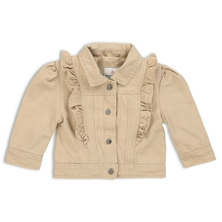 Urban Republic Toddler Girl Twill Ruffled Jacket Sizes 12M-4T