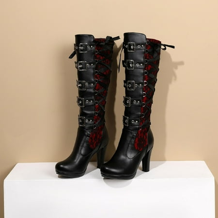 MIARHB Vintage Boots Short Boots Lace Up Thick High Heel Middle Boots Women s Boots
MIARHB Vintage Boots Short Boots Lace Up Thick High Heel Middle Boots Women s Boots