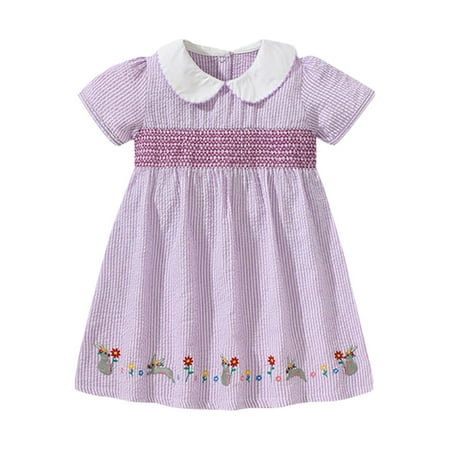 ZRBYWB Summer Short Sleeve Doll Collar Lace Cute Flower Pattern Princess Dress Girls Dresses A Line Princess Dress Baby Girl Clothes
ZRBYWB Summer Short Sleeve Doll Collar Lace Cute Flower Pattern Princess Dress Girls Dresses A Line Princess Dress Baby Girl Clothes