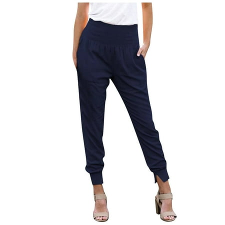 Cathalem plus Size Pajama Pants for Women Trousers Ends High-waisted Solid Cropped With Split Color Women s Plus plus Size Pants Pants Blue Large
Cathalem plus Size Pajama Pants for Women Trousers Ends High-waisted Solid Cropped With Split Color Women s Plus plus Size Pants Pants Blue Large