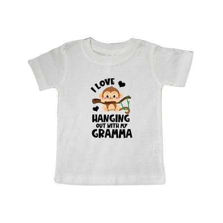 Inktastic Monkey I Love Hanging out with My Gramma Gift Baby Boy or Baby Girl T-Shirt
Inktastic Monkey I Love Hanging out with My Gramma Gift Baby Boy or Baby Girl T-Shirt