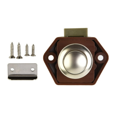 SUNFEX Diameter 20Mm Camper Push Lock Caravan Boat Drawer Latch Button Door Lock