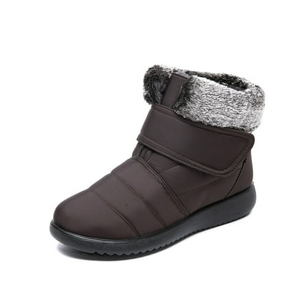 Ymiytan Women Winter Warm Snow Boots Slip On Boots Waterproof Booties Comfortable Outdoor Anti Slip Shoes Brown 8
Ymiytan Women Winter Warm Snow Boots Slip On Boots Waterproof Booties Comfortable Outdoor Anti Slip Shoes Brown 8