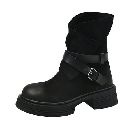 nsendm Heel Boots for Women Booties Ladies Shoes Fashion Heel Distressed Colored Western Boots Women No Heel Shoes Black 6.5
nsendm Heel Boots for Women Booties Ladies Shoes Fashion Heel Distressed Colored Western Boots Women No Heel Shoes Black 6.5