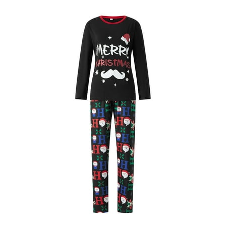 Eyicmarn Family Matching Christmas Pajamas Cartoon Print Long-Sleeved Tops + Elastic Waist Trousers
Eyicmarn Family Matching Christmas Pajamas Cartoon Print Long-Sleeved Tops + Elastic Waist Trousers