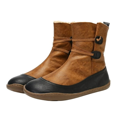 Christmas Fashion Womens Flats Non-Slip Leather Lace-up Round Toe Casual Shoes Ankle Boots
Christmas Fashion Womens Flats Non-Slip Leather Lace-up Round Toe Casual Shoes Ankle Boots