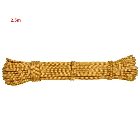 Climbing Rope Portable 6mm Non-slip Downhill Rope Outdoor Activity Survival Accessory 2.5m Yellow
Climbing Rope Portable 6mm Non-slip Downhill Rope Outdoor Activity Survival Accessory 2.5m Yellow