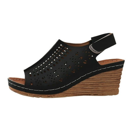 Vuygyu Women s Summer Fashion Fish Mouth Open Toe Leather Hollow Out Sandals Wedge Outdoor Comfort Sandals Wedges Sandals for Women Dressy Summer Indoor Sandals for Women Womens Earth Sandals 7 Jelly
Vuygyu Women s Summer Fashion Fish Mouth Open Toe Leather Hollow Out Sandals Wedge Outdoor Comfort Sandals Wedges Sandals for Women Dressy Summer Indoor Sandals for Women Womens Earth Sandals 7 Jelly
