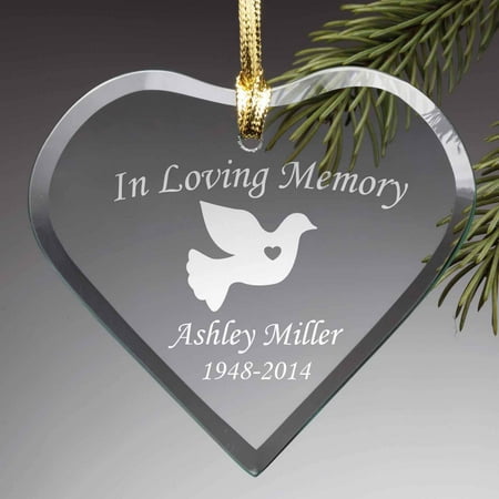 personalized in loving memory glass ornament walmart com personalized in loving memory glass ornament walmart com