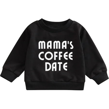Newborn Infant Baby Boys Pullover Dad s Little Dude Sweatshirt Long Sleeve Casual Sweater Fall Clothes