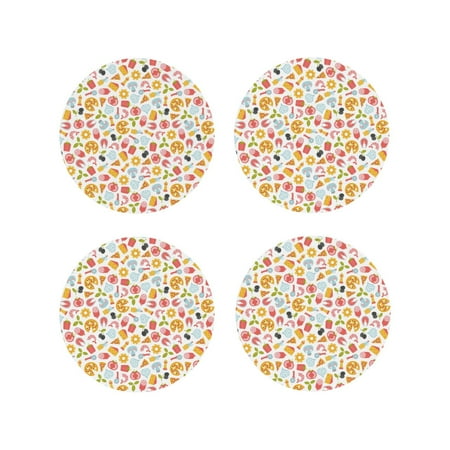 Pofeuu Afternoon Tea Print Coasters for Drinks 4Pack PU Leather Coasters Bar Drink Coasters for Tabletop Protection Furniture from Damage-Round Shape
Pofeuu Afternoon Tea Print Coasters for Drinks 4Pack PU Leather Coasters Bar Drink Coasters for Tabletop Protection Furniture from Damage-Round Shape
