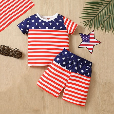 Leutsin Toddler Kids Baby Boys Fashion Independence Day Cute Short Sleeve Stripe Print Casual Shorts Suit
Leutsin Toddler Kids Baby Boys Fashion Independence Day Cute Short Sleeve Stripe Print Casual Shorts Suit