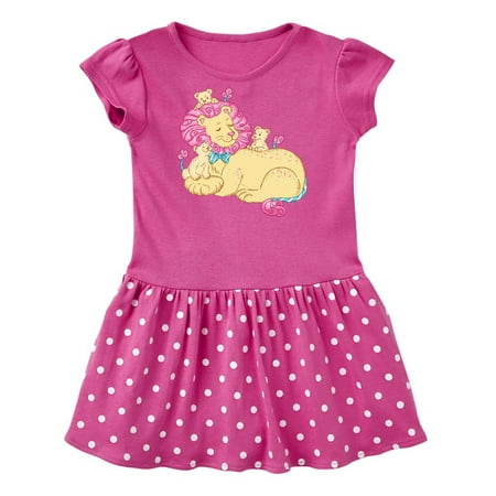 Inktastic Cotton Candy Lions with Pink Mane Gift Baby Girl Dress