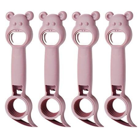 GLFILL 4Pcs 4 In 1 Multifunctional Bottle Opener Can Opener