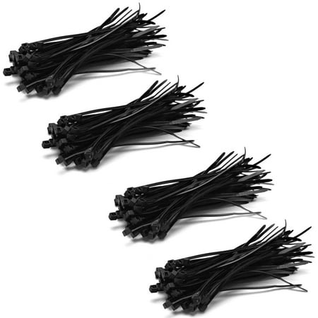 Seismic Audio - Four Pack of Zip Ties - 4 Inches (Pack of 50) NEW Cable Organize - SAPT143-FourPK