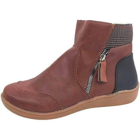 Rdeuod Womans Shoes Women S Vintage Splicing Round Toe Plus Velvet Zip Up Short Naked Boots Womens
Rdeuod Womans Shoes Women S Vintage Splicing Round Toe Plus Velvet Zip Up Short Naked Boots Womens