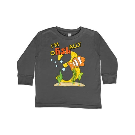 Inktastic I m O-Fish-Ally Three cute clownfish third birthday Gift Toddler Boy or Toddler Girl Long Sleeve T-Shirt
Inktastic I m O-Fish-Ally Three cute clownfish third birthday Gift Toddler Boy or Toddler Girl Long Sleeve T-Shirt