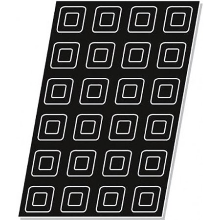 Matfer Bourgeat Silicone Flexipan Square Donut Shape Baking Molds, 12 Cups, 336145