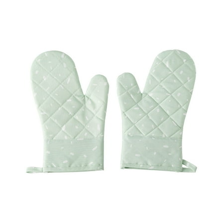 A Pair of Heat Resistant Microwave Oven Golves Thicken Fabric Non-slip Silicone Oven Mitts Kitchen Baking Oven Gloves (Light Gree
A Pair of Heat Resistant Microwave Oven Golves Thicken Fabric Non-slip Silicone Oven Mitts Kitchen Baking Oven Gloves (Light Gree