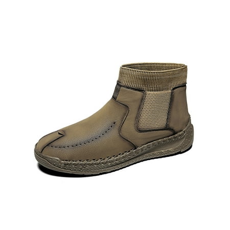 Ritualay Men Non-slip Casual Shoe Comfort Flat Sock Boot Work Outdoor Plush Lined Walking Shoes Brown 8
Ritualay Men Non-slip Casual Shoe Comfort Flat Sock Boot Work Outdoor Plush Lined Walking Shoes Brown 8