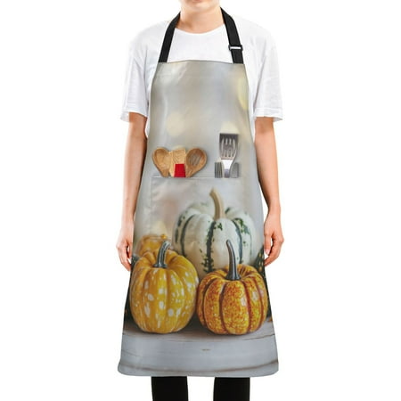 WOBOGO Small Pumpkins on The Door Long Apron Waterdrop Resistant with 2 Pockets Cooking Kitchen Chef Apron for Women Men 
WOBOGO Small Pumpkins on The Door Long Apron Waterdrop Resistant with 2 Pockets Cooking Kitchen Chef Apron for Women Men