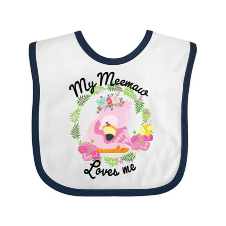 Inktastic Baby Flamingo My Meemaw Loves Me with Flower Wreath Gift Baby Boy or Baby Girl Bib
Inktastic Baby Flamingo My Meemaw Loves Me with Flower Wreath Gift Baby Boy or Baby Girl Bib