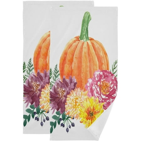 Coolnut Fall Orange Pumpkin Dish Towels Kitchen Towel 2 PCS Autumn Bouquet Hand Towels Ultra Soft and Highly Absorbent Decorative Fingertip Face Towel for Bathroom Hotel 28.3 x14.4
Coolnut Fall Orange Pumpkin Dish Towels Kitchen Towel 2 PCS Autumn Bouquet Hand Towels Ultra Soft and Highly Absorbent Decorative Fingertip Face Towel for Bathroom Hotel 28.3 x14.4